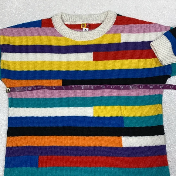 Lego bricks crew neck sweater color block unisex gender neutral large - Picture 3 of 7